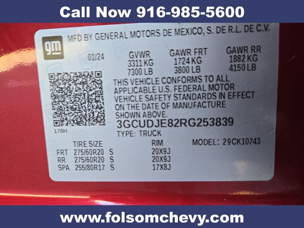 2024 Chevrolet Silverado 1500 High Country Folsom CA
