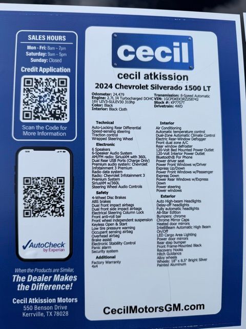 2024 Chevrolet Silverado 1500 LT Kerrville TX