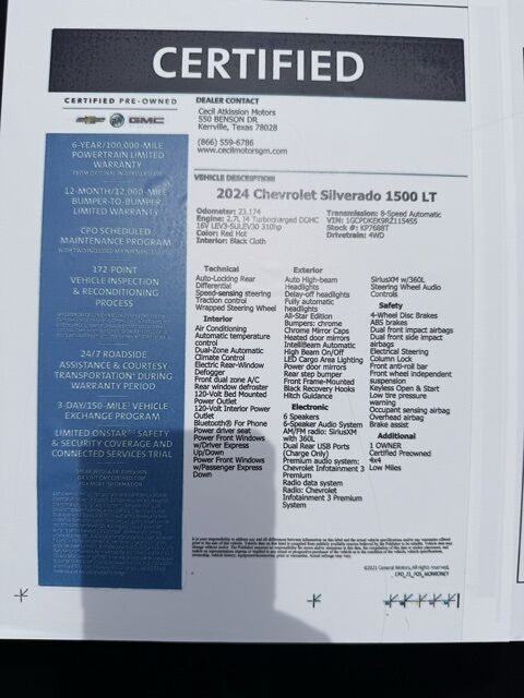 2024 Chevrolet Silverado 1500 LT Kerrville TX