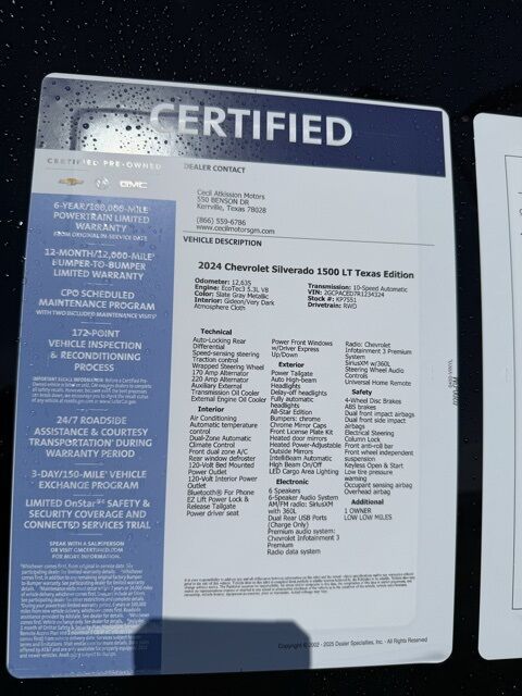 2024 Chevrolet Silverado 1500 LT  TX