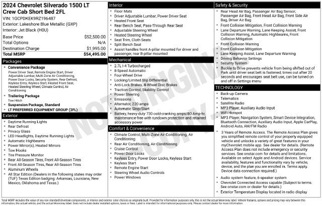 2024 Chevrolet Silverado 1500 LT Raleigh NC