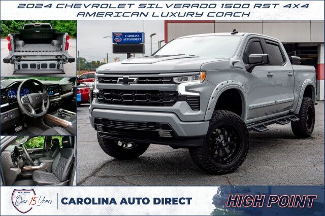 2024 Chevrolet Silverado 1500 RST 4X4 / AMERICAN LUXURY COACH / 5.3L V8! High Point NC
