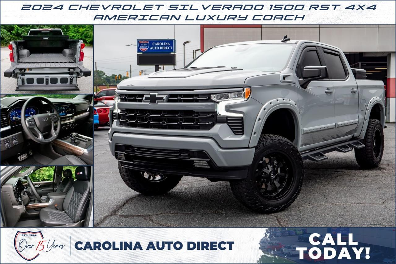 2024 Chevrolet Silverado 1500 RST 4X4 / AMERICAN LUXURY COACH / 5.3L V8! Lincolnton NC