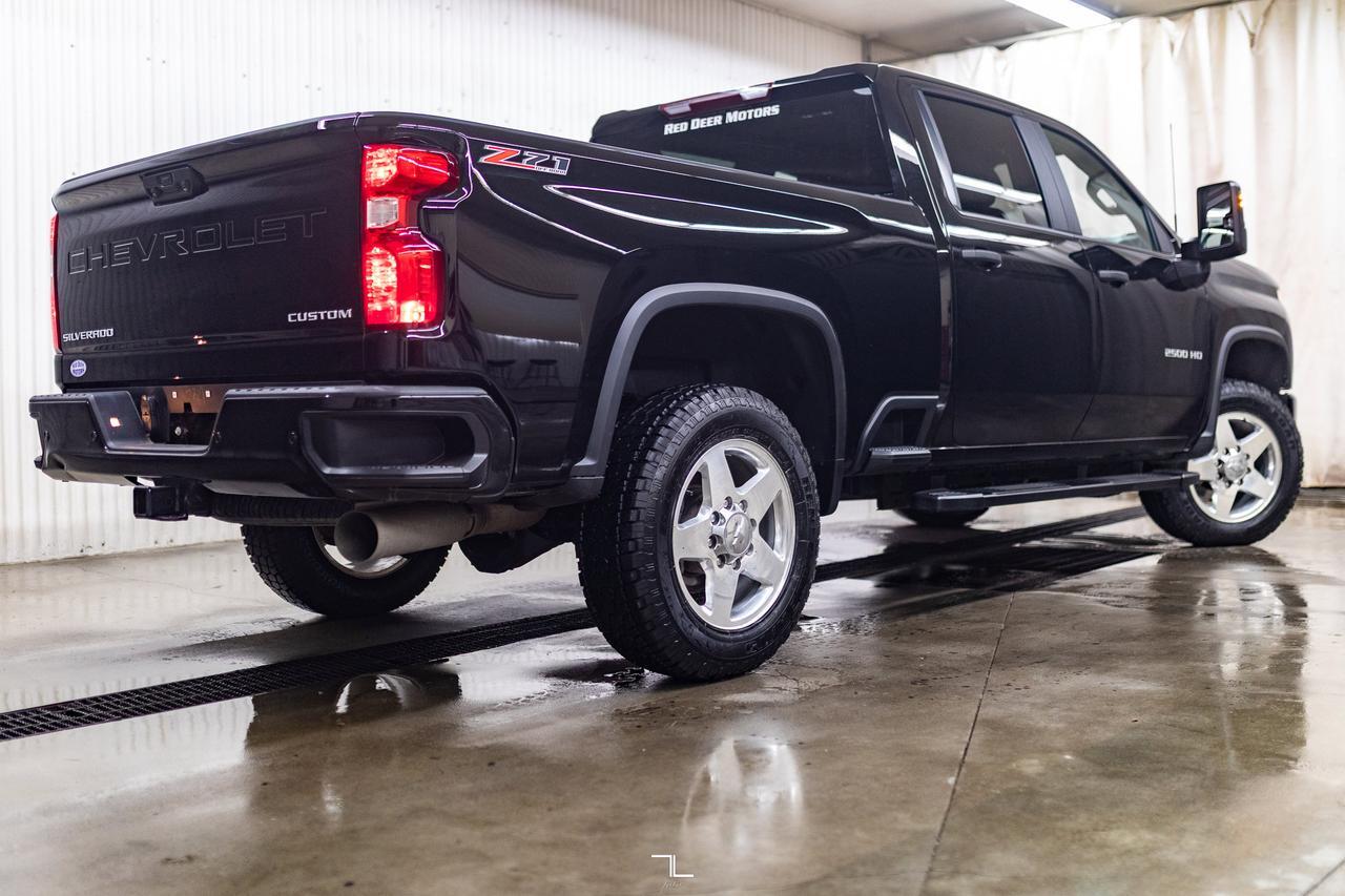 2024 Chevrolet Silverado 2500HD 4x4 Crew Cab Custom Diesel PSeat BCam Red Deer AB