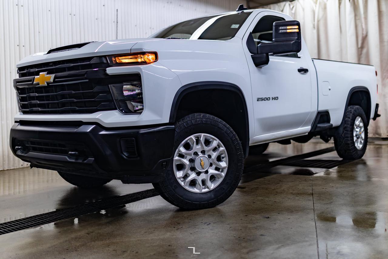 2024 Chevrolet Silverado 2500HD 4x4 Reg Cab WT Longbox BCam Red Deer AB