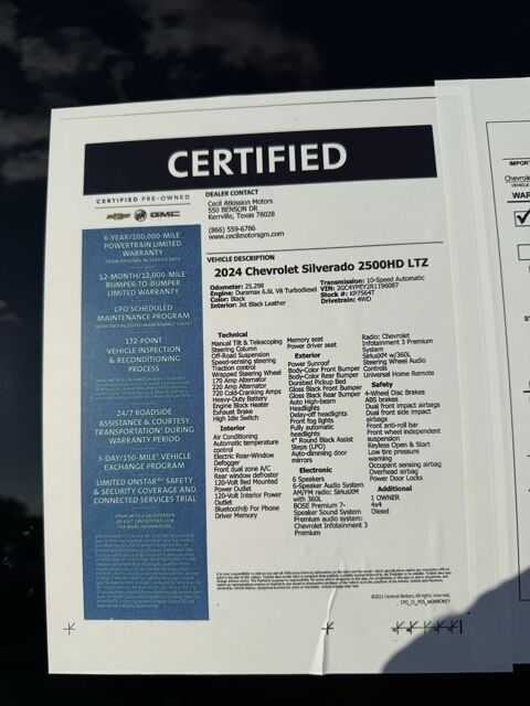 2024 Chevrolet Silverado 2500HD LTZ TX 2024 Chevrolet Silverado 2500HD LTZ TX