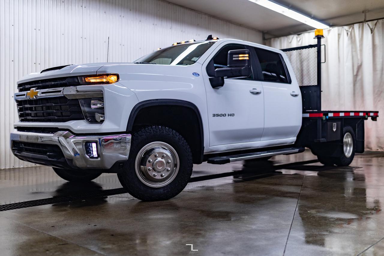 2024 Chevrolet Silverado 3500HD 4x4 Crew Cab LT Dually Deck Diesel BCam Red Deer AB