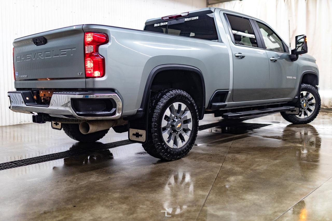2024 Chevrolet Silverado 3500HD 4x4 Crew Cab LT Z71 Diesel Leather Nav BCam Red Deer AB