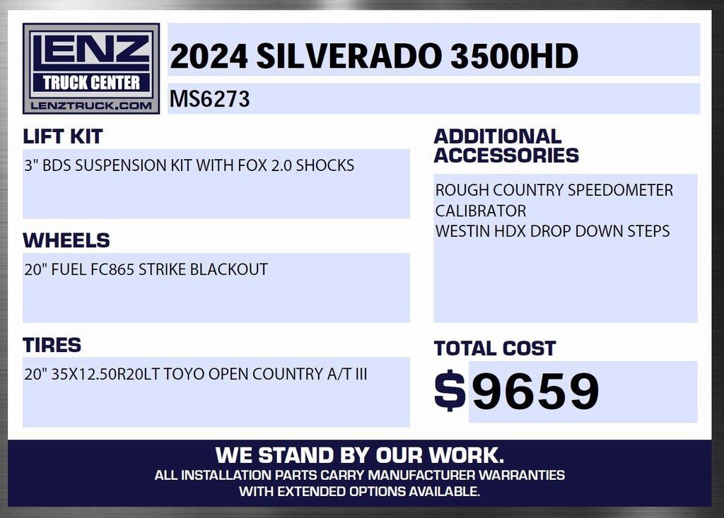 2024 Chevrolet Silverado 3500HD 4x4 Crew Cab LTZ SRW Minocqua WI