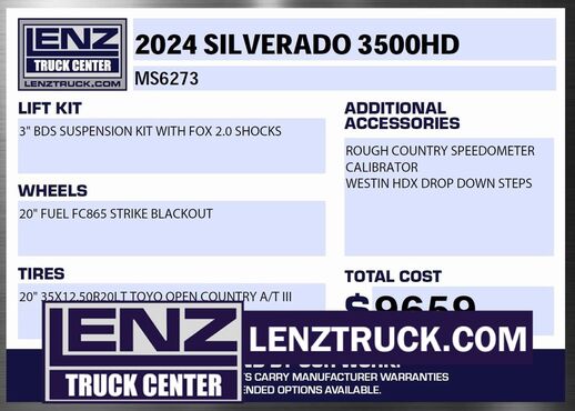 2024_Chevrolet_Silverado 3500HD_4x4 Crew Cab LTZ SRW_ Fond du Lac WI