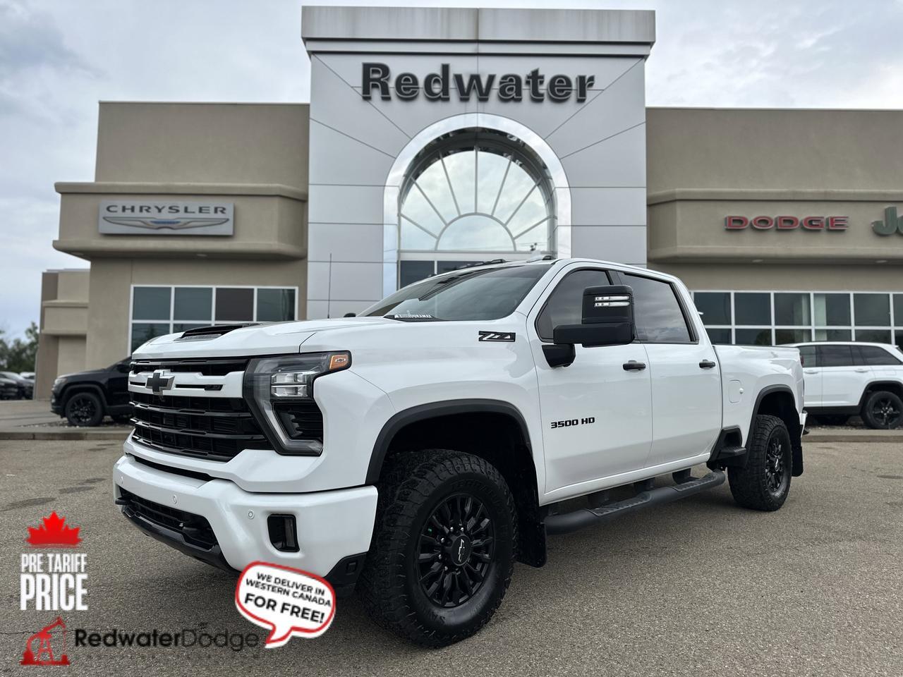 2024 Chevrolet Silverado 3500HD LTZ Plus Pkg | Z71 Sport Pkg | 5th Wheel Prep | Sun Roof | Multi Tailgate | One Owner Redwater AB