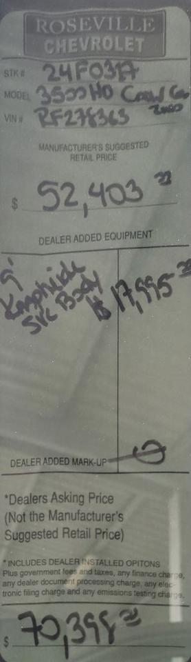 2024 Chevrolet Silverado 3500HD Work Truck Roseville CA