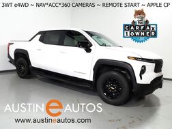 2024_Chevrolet_Silverado EV 3WT e4WD_*NAVIGATION, ADAPTIVE CRUISE, SAFETY ALERTS, 360 VIEW CAMERAS, COLOR TOUCHSCREEN, REMOTE START, KEYLESS ENTRY, LED HEADLIGHTS, ALLOY WHEELS, ANDROID & APPLE_ Round Rock TX