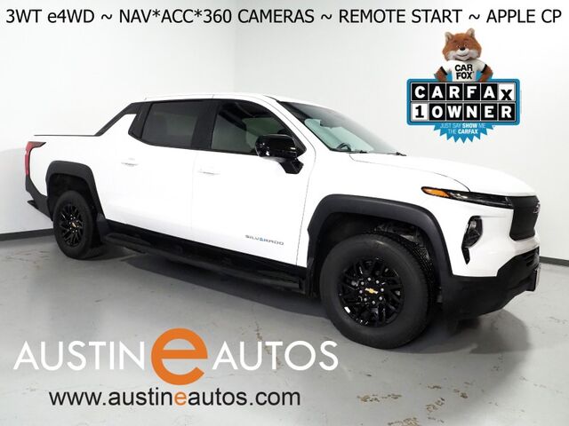 2024 Chevrolet Silverado EV 3WT e4WD *NAVIGATION, ADAPTIVE CRUISE, SAFETY ALERTS, 360 VIEW CAMERAS, COLOR TOUCHSCREEN, REMOTE START, KEYLESS ENTRY, LED HEADLIGHTS, ALLOY WHEELS, ANDROID & APPLE Round Rock TX