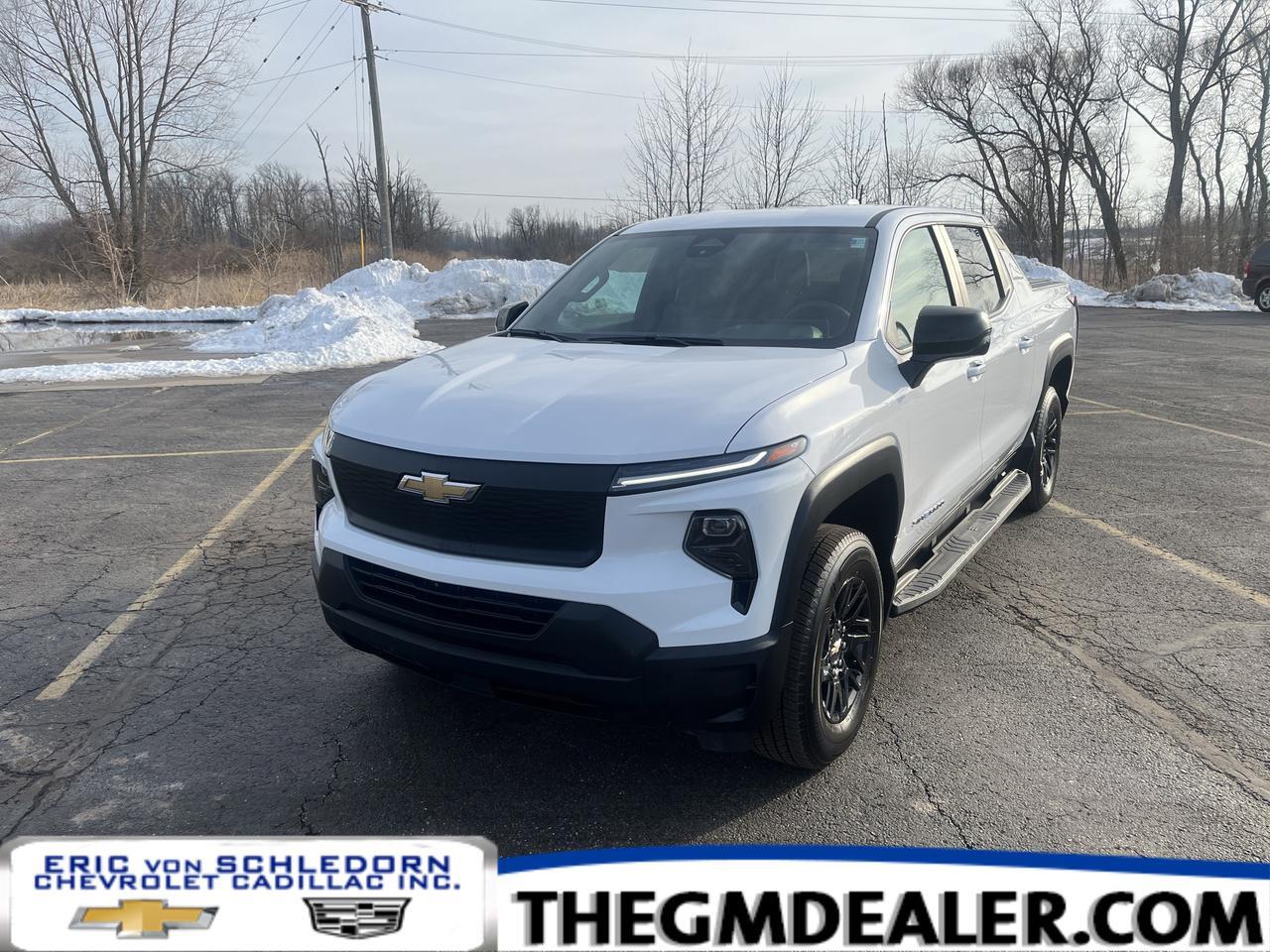 2024 Chevrolet Silverado EV 4WT Work Truck e4WD w/AdptvCrz Spray-OnBedliner RemoteStart HD-SurroundVision