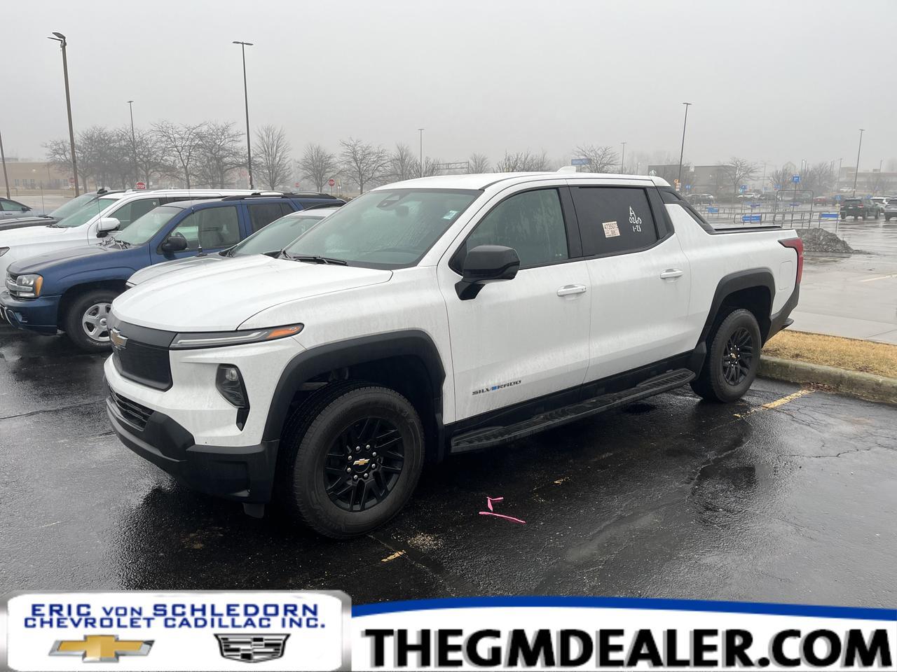 2024 Chevrolet Silverado EV 4WT Work Truck e4WD w/AdptvCrz Spray-OnBedliner RemoteStart HD-SurroundVision