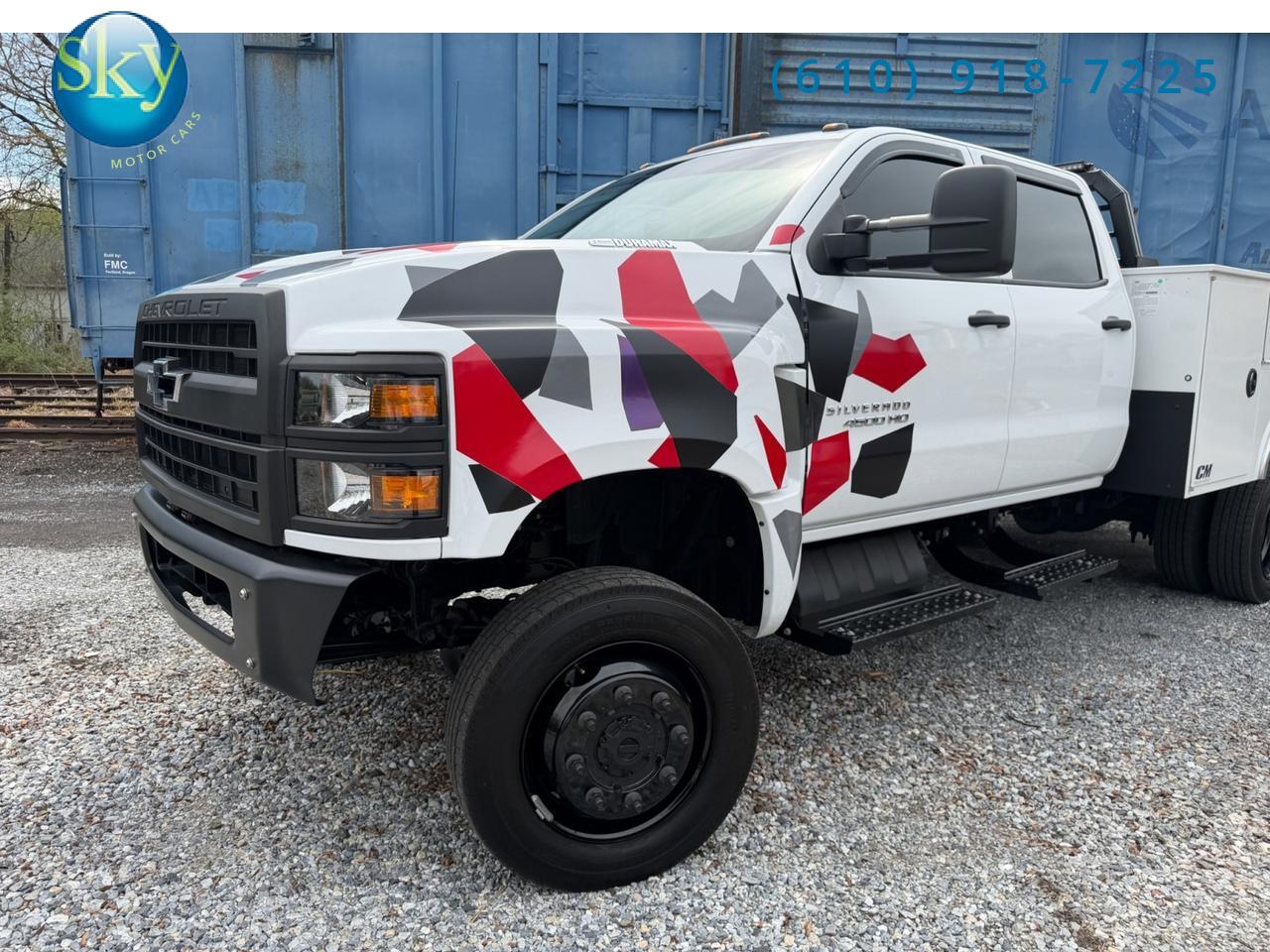 2024 Chevrolet Silverado MD Crew Cab 4WD Work Truck CM Service Body West Chester PA