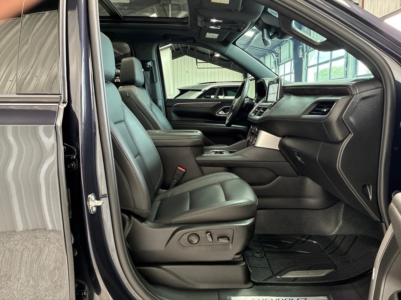2024 Chevrolet Suburban Z71, Luxury Pkg, Pano Roof, Buckets, Blacked Out Chrome, Brembo Brakes, American Outlaw Wheels Houston TX