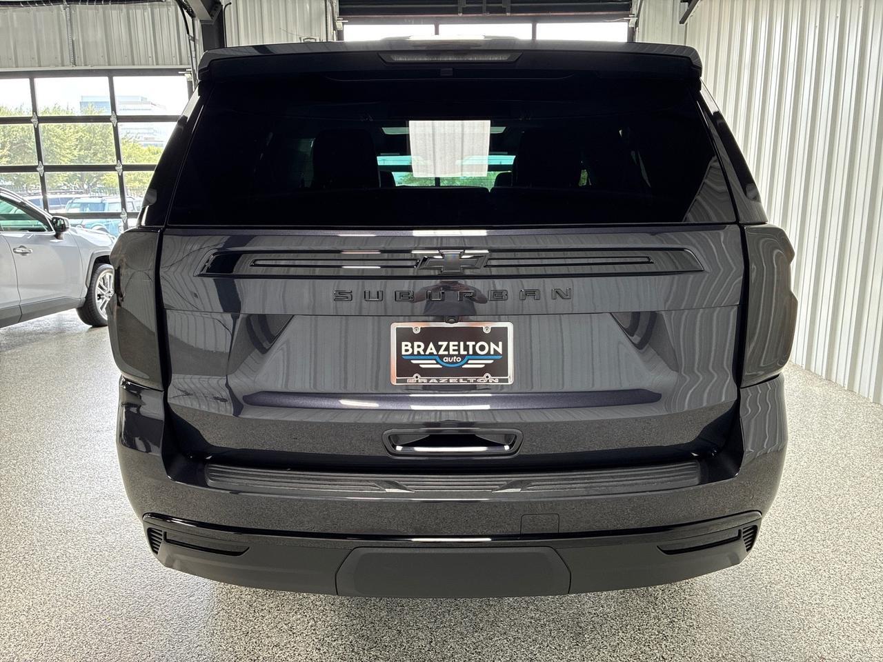 2024 Chevrolet Suburban Z71, Luxury Pkg, Pano Roof, Buckets, Blacked Out Chrome, Brembo Brakes, American Outlaw Wheels Houston TX