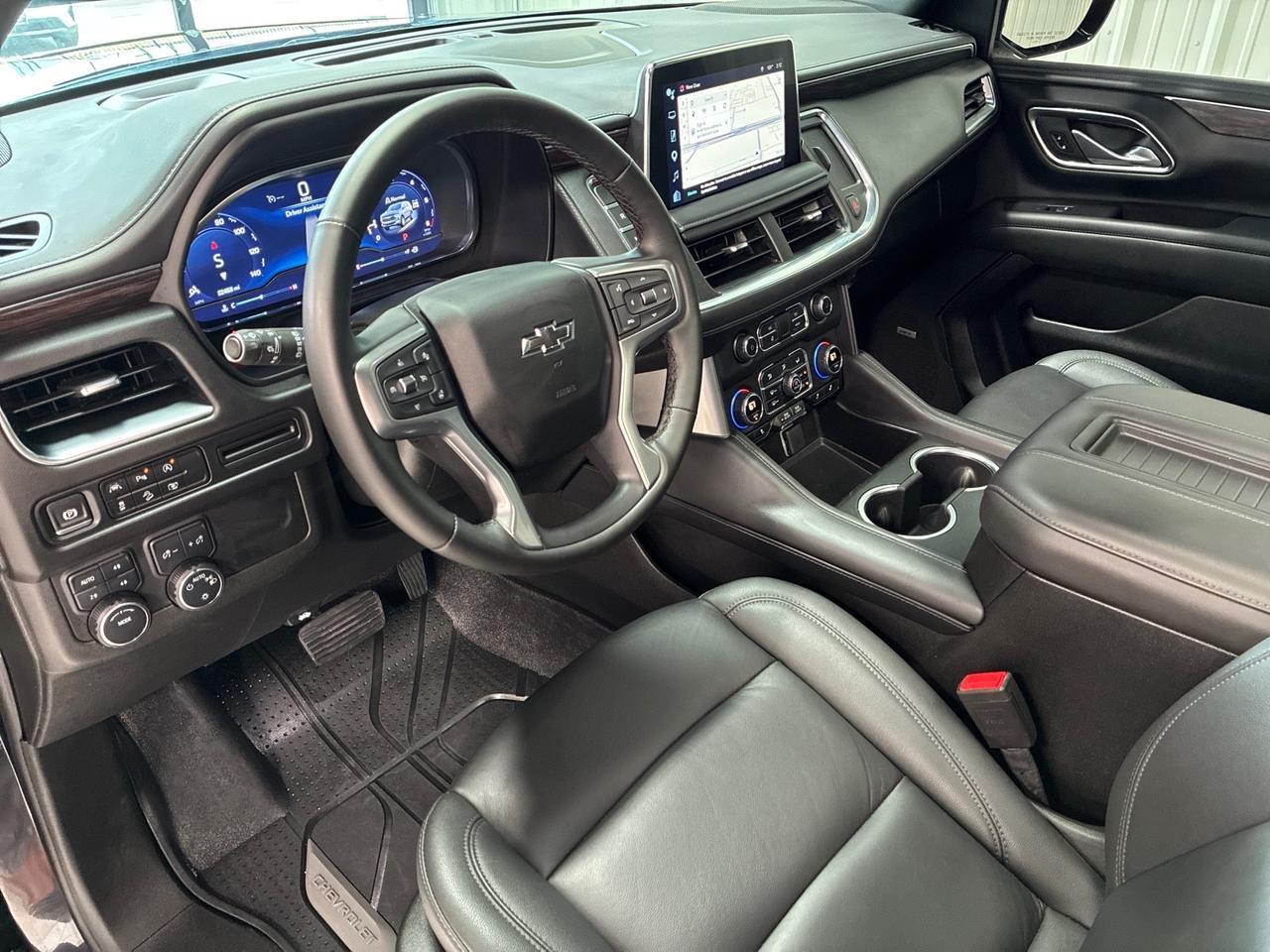 2024 Chevrolet Suburban Z71, Luxury Pkg, Pano Roof, Buckets, Blacked Out Chrome, Brembo Brakes, American Outlaw Wheels Houston TX