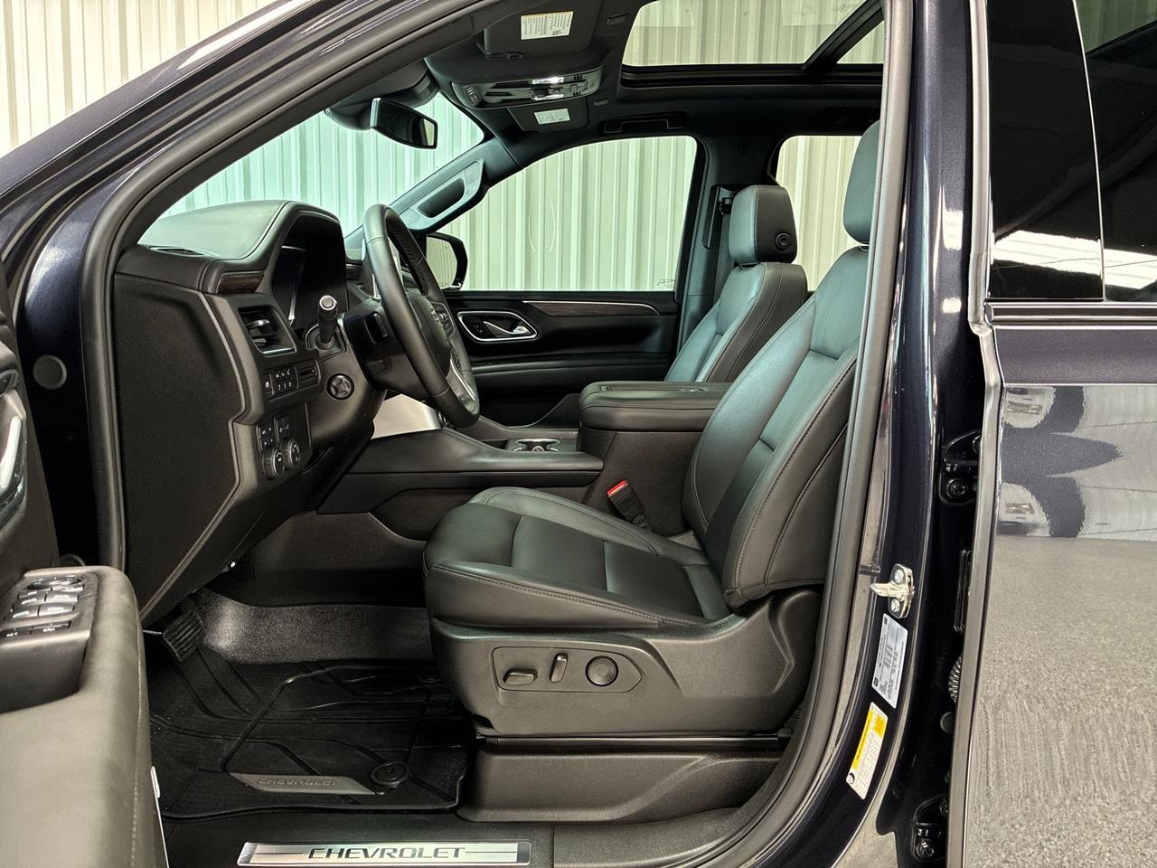 2024 Chevrolet Suburban Z71, Luxury Pkg, Pano Roof, Buckets, Blacked Out Chrome, Brembo Brakes, American Outlaw Wheels Houston TX