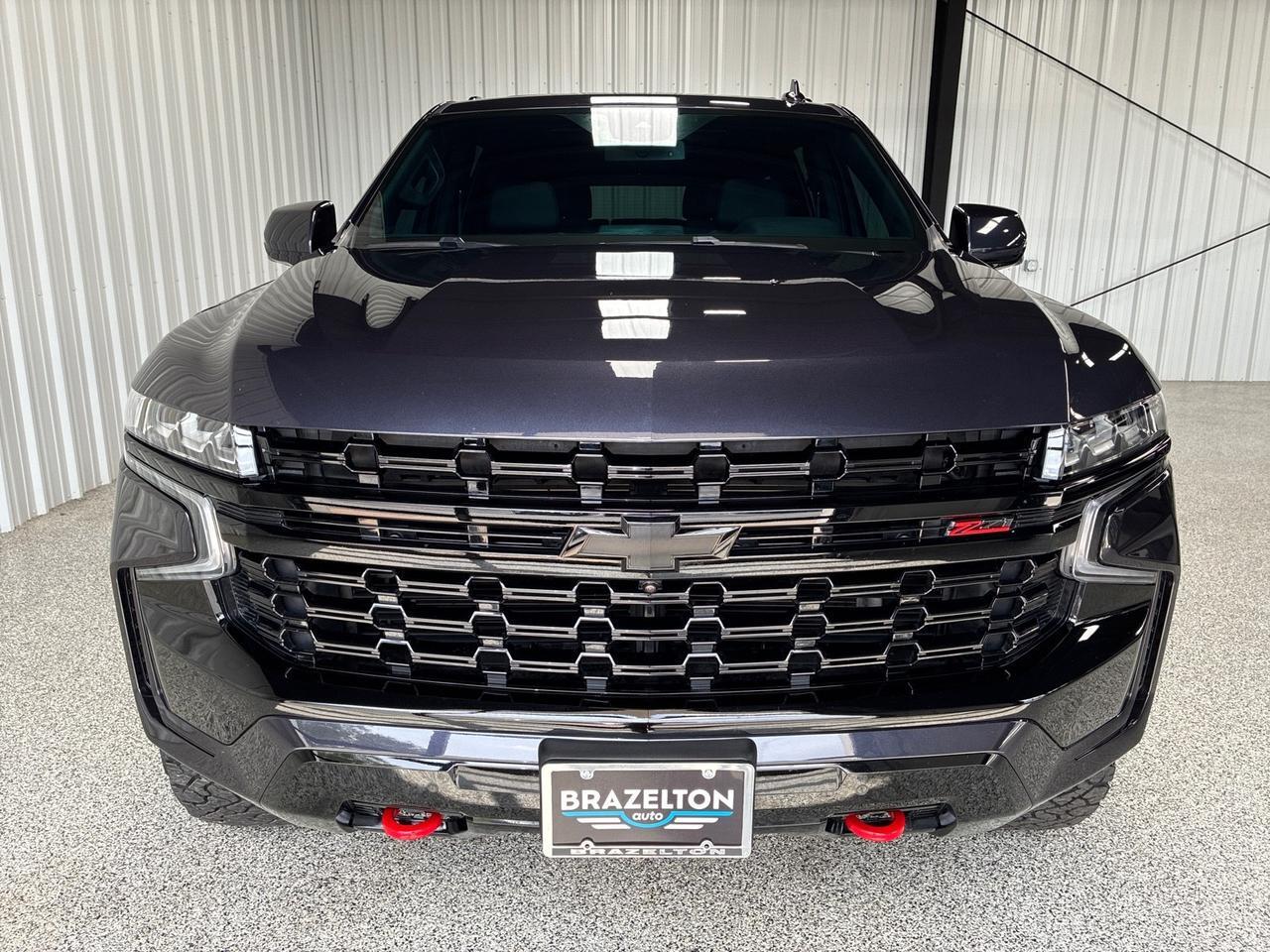 2024 Chevrolet Suburban Z71, Luxury Pkg, Pano Roof, Buckets, Blacked Out Chrome, Brembo Brakes, American Outlaw Wheels Houston TX