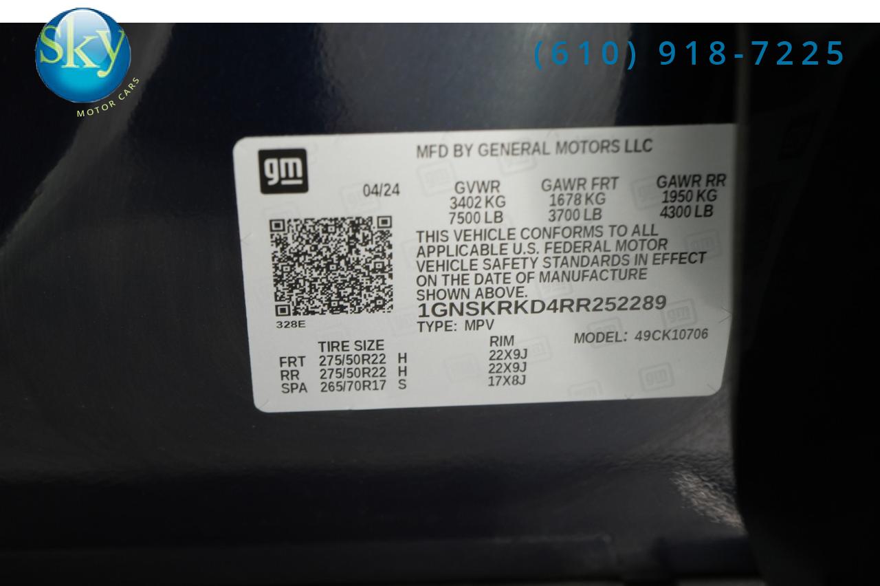 2024 Chevrolet Tahoe 4WD RST 7-PASSENGER 22's West Chester PA