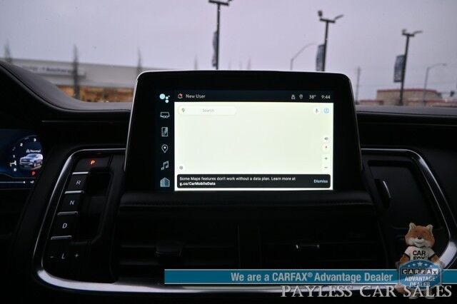 2024 Chevrolet Tahoe LT / 4X4 / AutoStart / Power & Heated Leather Seats / Bose Speakers / Forward Collision & Lane Departure Alert / Apple CarPlay & Android Auto / 3rd Row / Seats 8 / Block Heater / Tow Pkg / 1-Owner Wasilla AK