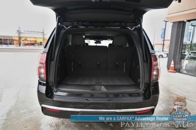 2024 Chevrolet Tahoe LT / 4X4 / AutoStart / Power & Heated Leather Seats / Bose Speakers / Forward Collision & Lane Departure Alert / Apple CarPlay & Android Auto / 3rd Row / Seats 8 / Block Heater / Tow Pkg / 1-Owner Anchorage AK