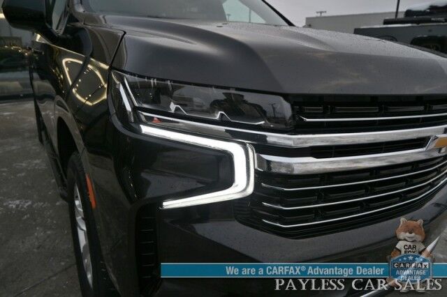 2024 Chevrolet Tahoe LT / 4X4 / AutoStart / Power & Heated Leather Seats / Bose Speakers / Forward Collision & Lane Departure Alert / Apple CarPlay & Android Auto / 3rd Row / Seats 8 / Block Heater / Tow Pkg / 1-Owner Wasilla AK