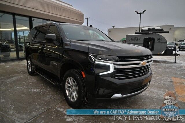 2024 Chevrolet Tahoe LT / 4X4 / AutoStart / Power & Heated Leather Seats / Bose Speakers / Forward Collision & Lane Departure Alert / Apple CarPlay & Android Auto / 3rd Row / Seats 8 / Block Heater / Tow Pkg / 1-Owner Wasilla AK