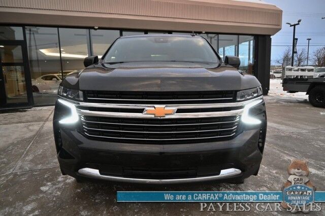 2024 Chevrolet Tahoe LT / 4X4 / AutoStart / Power & Heated Leather Seats / Bose Speakers / Forward Collision & Lane Departure Alert / Apple CarPlay & Android Auto / 3rd Row / Seats 8 / Block Heater / Tow Pkg / 1-Owner Anchorage AK