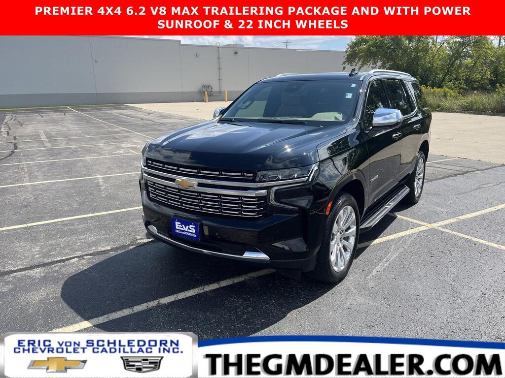 2024 Chevrolet Tahoe Premier 4WD 6.2L MaxTraileringPkg w/Sunroof 22s HtdCldMemLthr HD-RearCamera Milwaukee WI