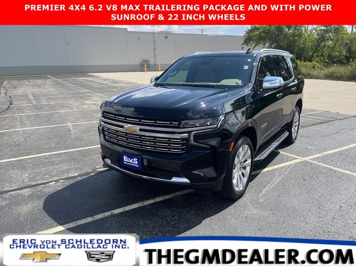 2024 Chevrolet Tahoe Premier 4WD 6.2L MaxTraileringPkg w/Sunroof 22s HtdCldMemLthr HD-RearCamera Milwaukee WI
