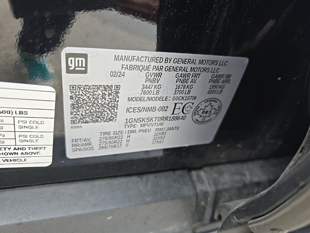 2024 Chevrolet Tahoe Premier 4WD Minocqua WI