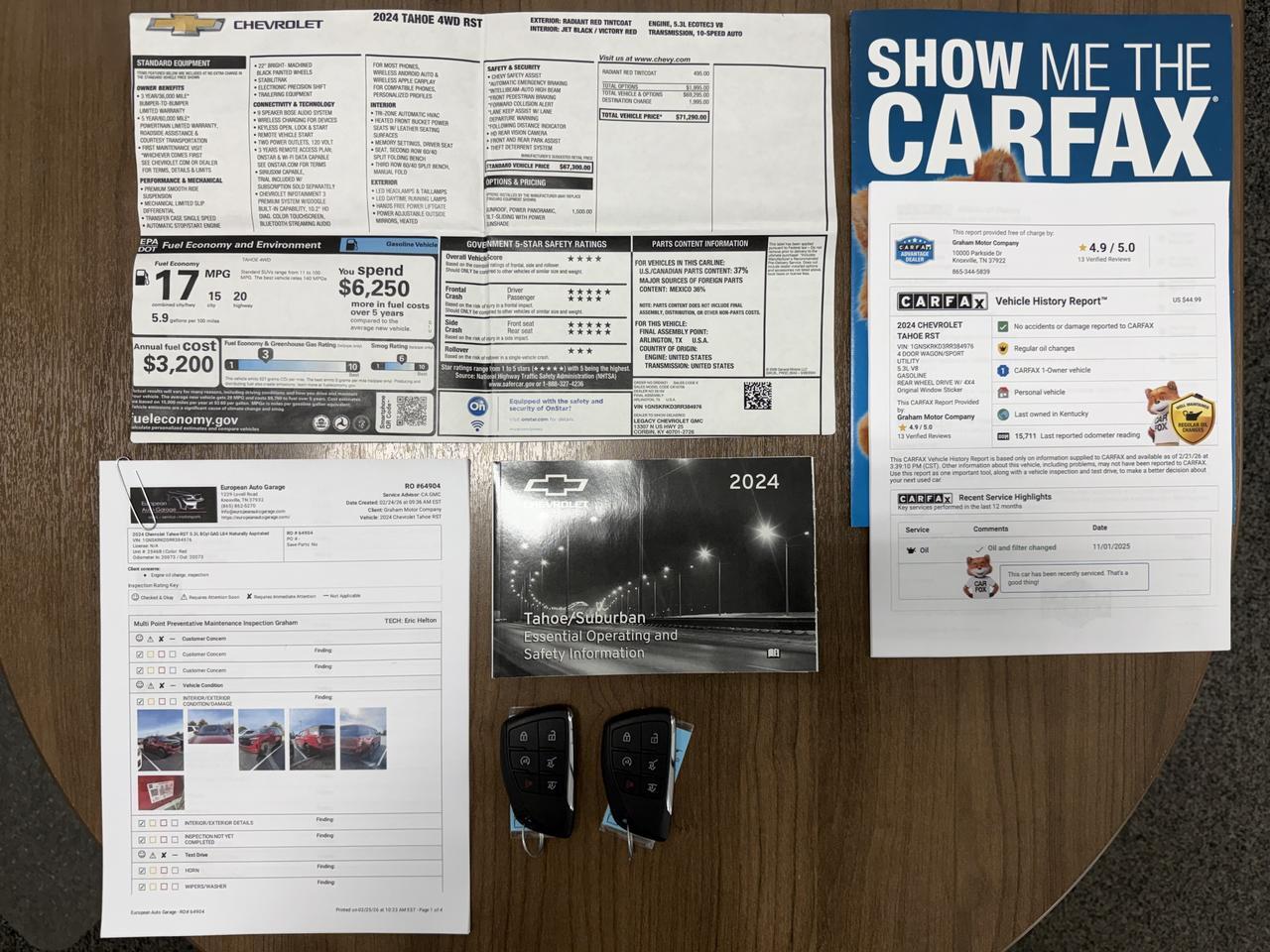 2024 Chevrolet Tahoe RST Knoxville TN