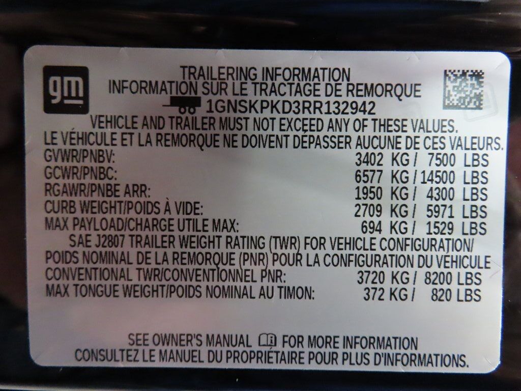 2024 Chevrolet Tahoe Z71 4WD 7 Passenger Fond du Lac WI