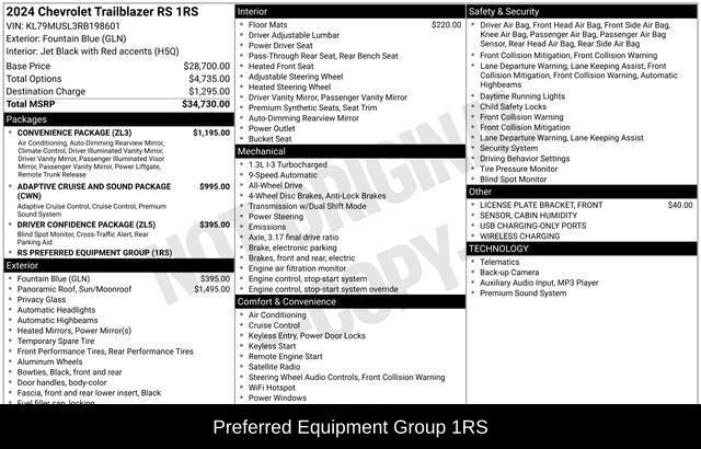 2024 Chevrolet TrailBlazer RS Raleigh NC