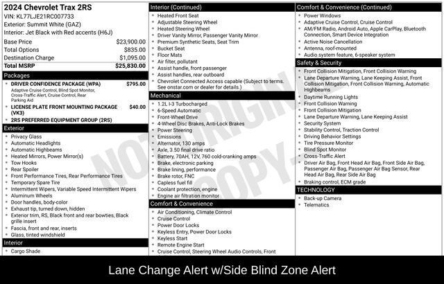 2024 Chevrolet Trax 2RS Raleigh NC