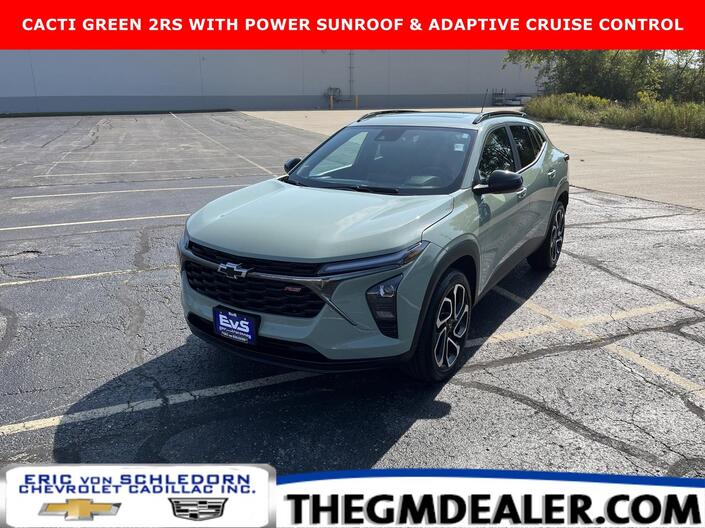 2024 Chevrolet Trax 2RS Sunroof DriverConfidencePkgs w/Sunroof WirelessCharging AdptvCrz HtdEvotex 19s HD-RearCamera Milwaukee WI