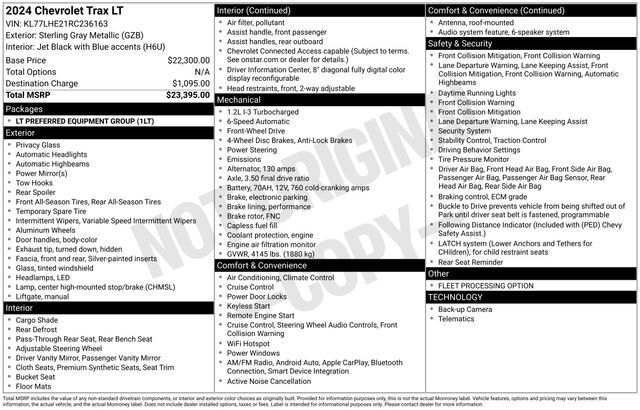 2024 Chevrolet Trax LT Raleigh NC