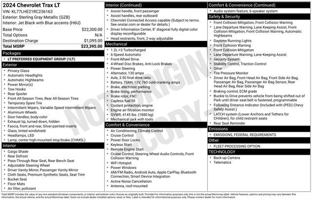 2024 Chevrolet Trax LT Raleigh NC