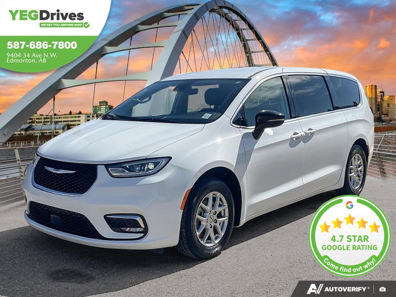 White 2024 Chrysler Pacifica Minivan Front-Wheel Drive