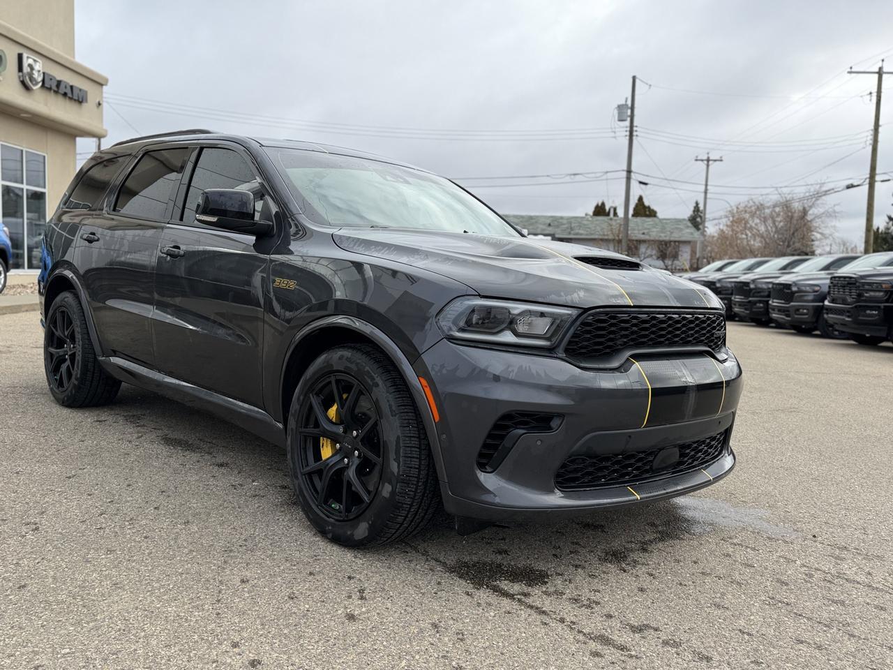 2024 Dodge Durango SRT 392 AlcHEMI AWD $19,995 Pkg | Vapour Grey | V8 | Sunroof | Leather | NAV Redwater AB