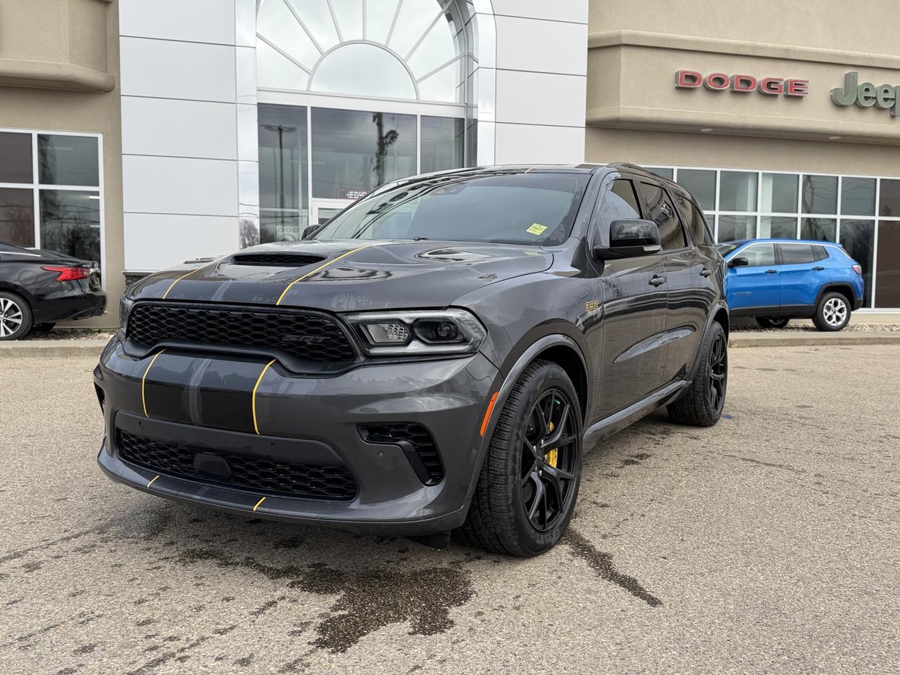 2024 Dodge Durango SRT 392 AlcHEMI AWD $19,995 Pkg | Vapour Grey | V8 | Sunroof | Leather | NAV Redwater AB