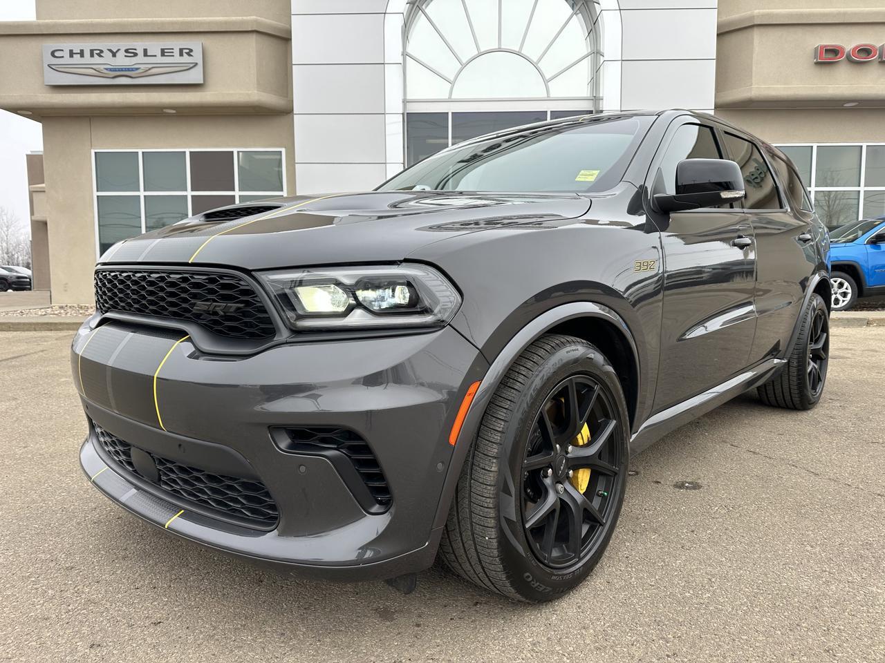 2024 Dodge Durango SRT 392 AlcHEMI AWD $19,995 Pkg | Vapour Grey | V8 | Sunroof | Leather | NAV Redwater AB
