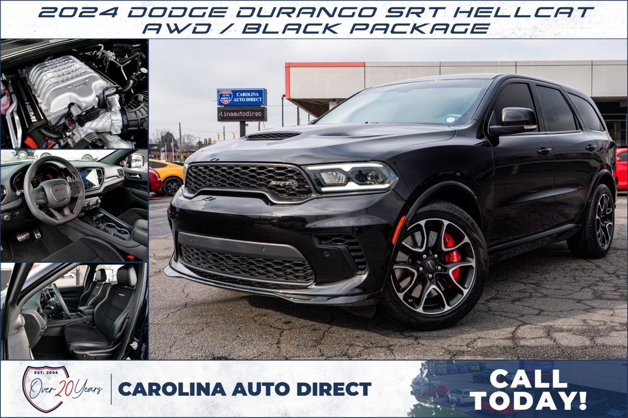 2024 Dodge Durango SRT Hellcat / AWD / Black Package / Supercharged V8!