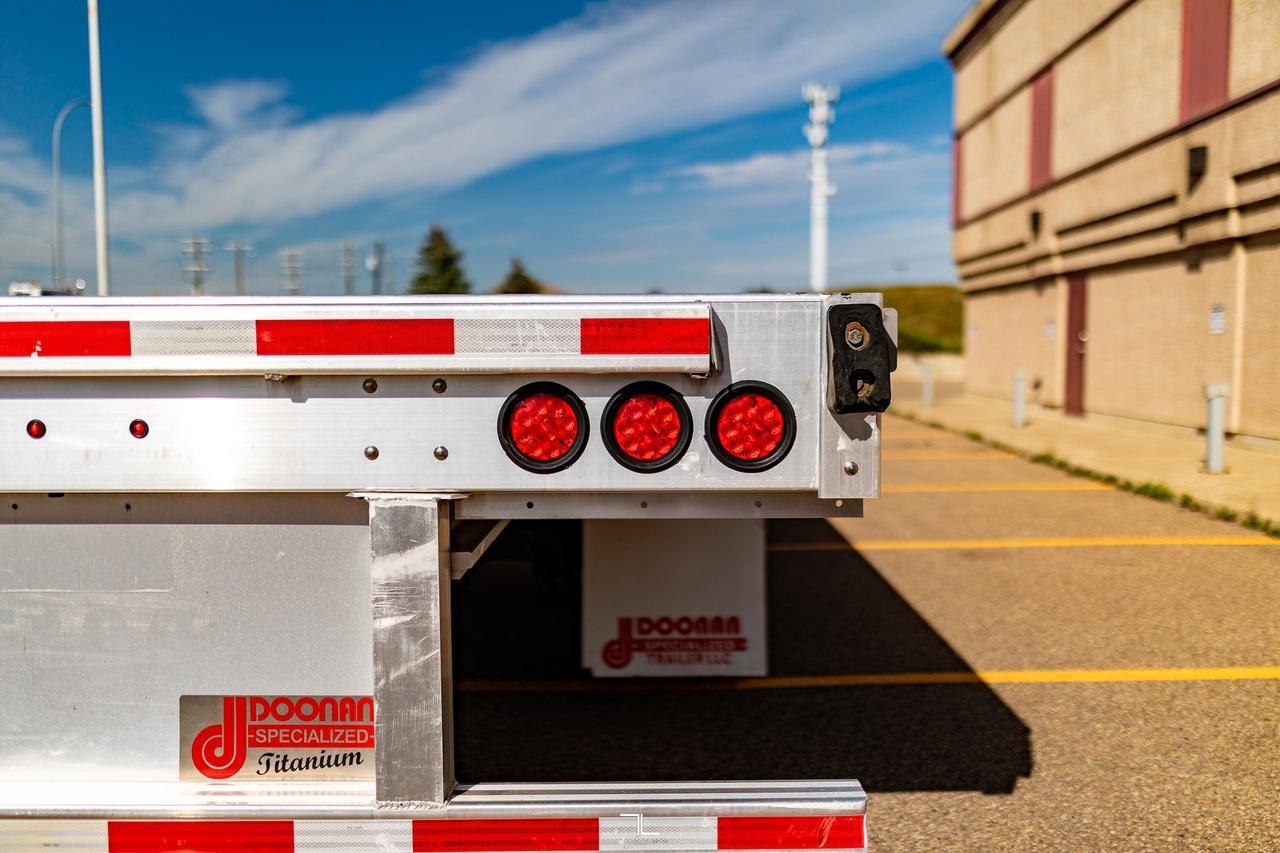 2024 Doonan Specialized Titanium Aluminum 53 Ft. Flatbed Trailer Red Deer AB