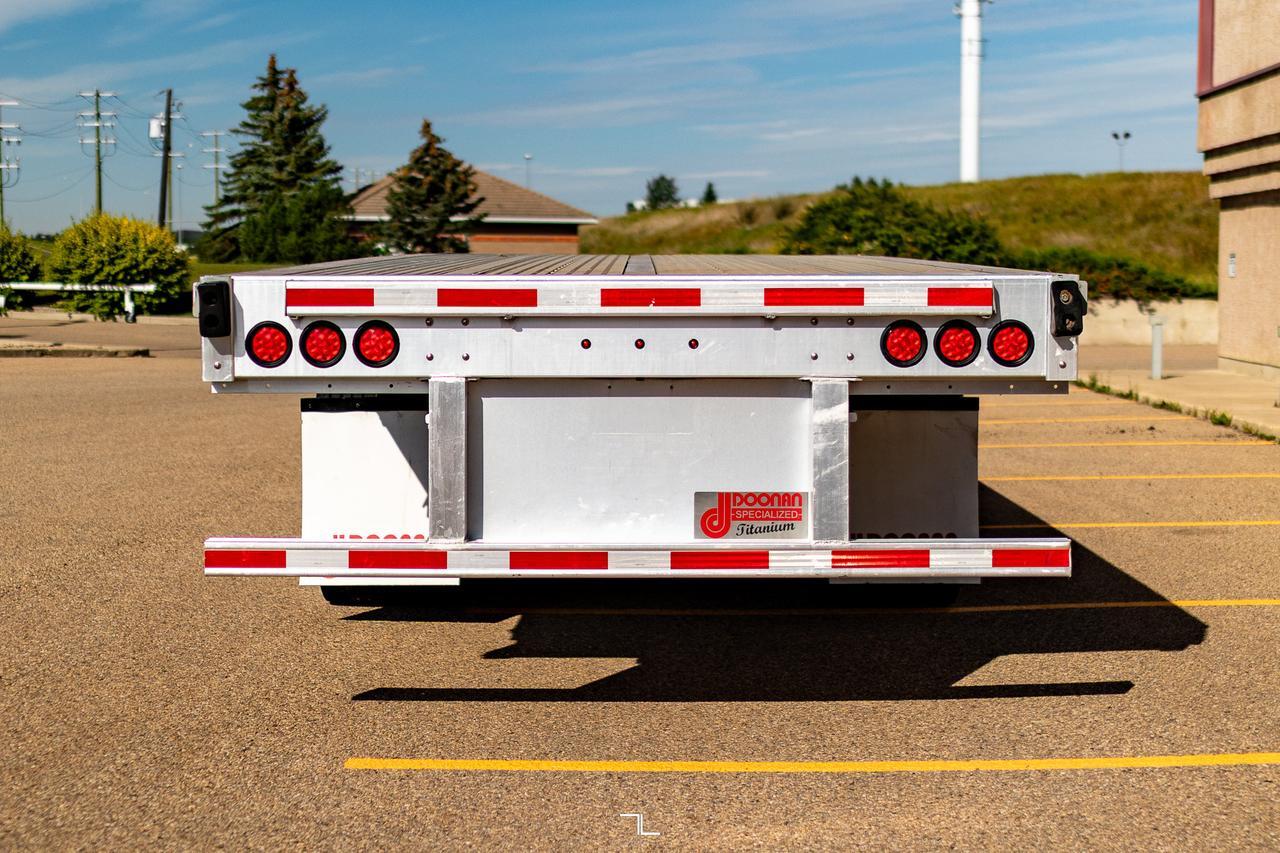 2024 Doonan Specialized Titanium Aluminum 53 Ft. Flatbed Trailer Red Deer AB