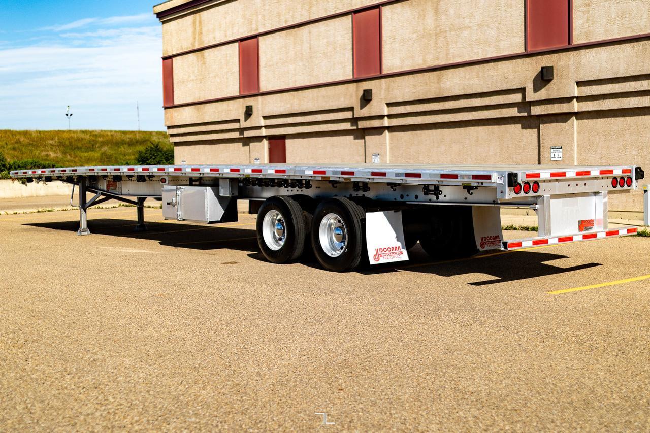 2024 Doonan Specialized Titanium Aluminum 53 Ft. Flatbed Trailer Red Deer AB